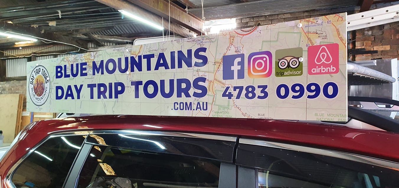 Blue Mountains Day Tours Vehicle Signage